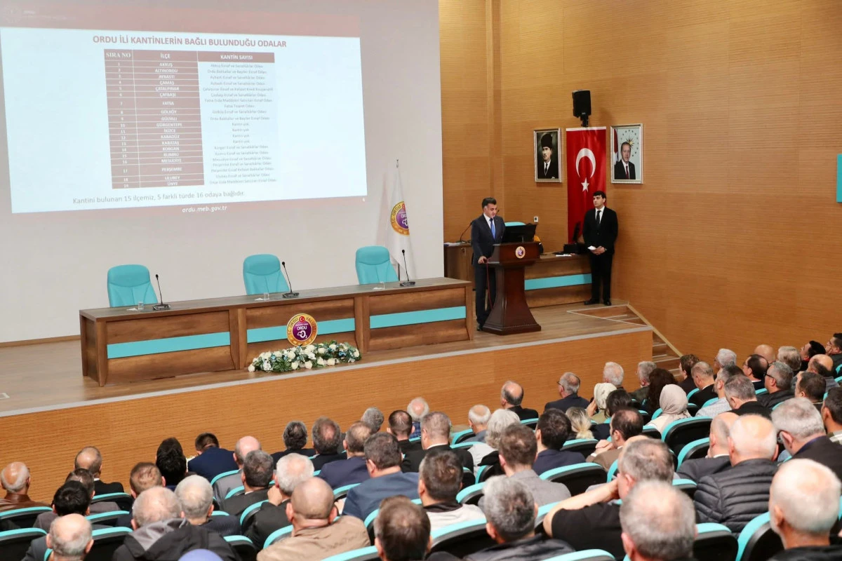 Kantin İşletmecileri Değerlendirme Toplantısı Yapıldı