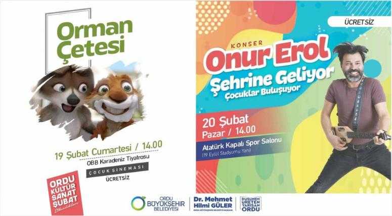 ÇOCUKLAR HAFTA  SONU ETKİNLİKLERİYLE  EĞLENECEK